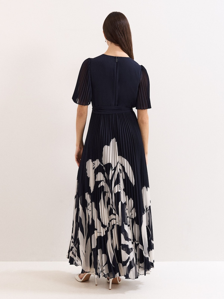 Phase Eight Blue Abigail Wrap Dress - Image 2 of 7