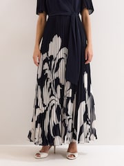 Phase Eight Blue Abigail Wrap Dress - Image 6 of 7