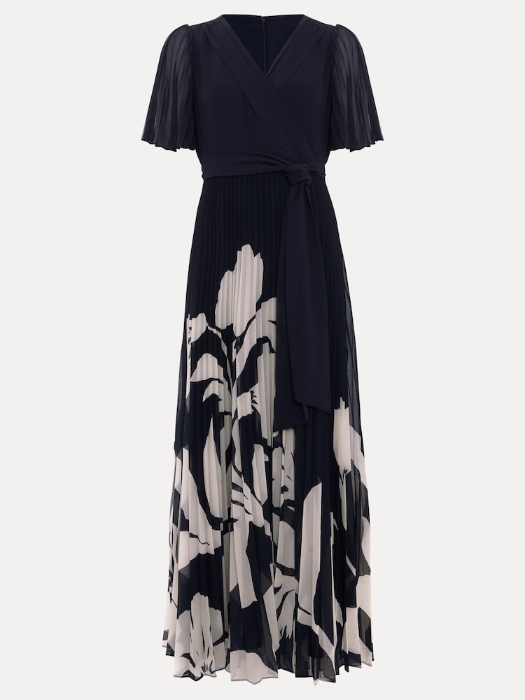 Phase Eight Blue Abigail Wrap Dress - Image 7 of 7