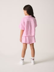 Superdry Pink Linen Co Ord Set - Image 3 of 9