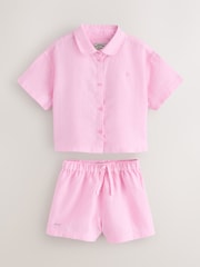 Superdry Pink Linen Co Ord Set - Image 5 of 9