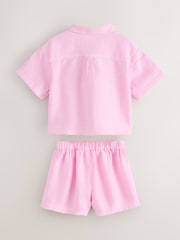 Superdry Pink Linen Co Ord Set - Image 6 of 9