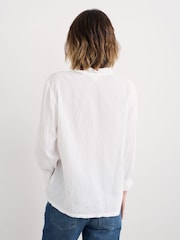 Seasalt Cornwall White Feather Star Top - Image 2 of 5