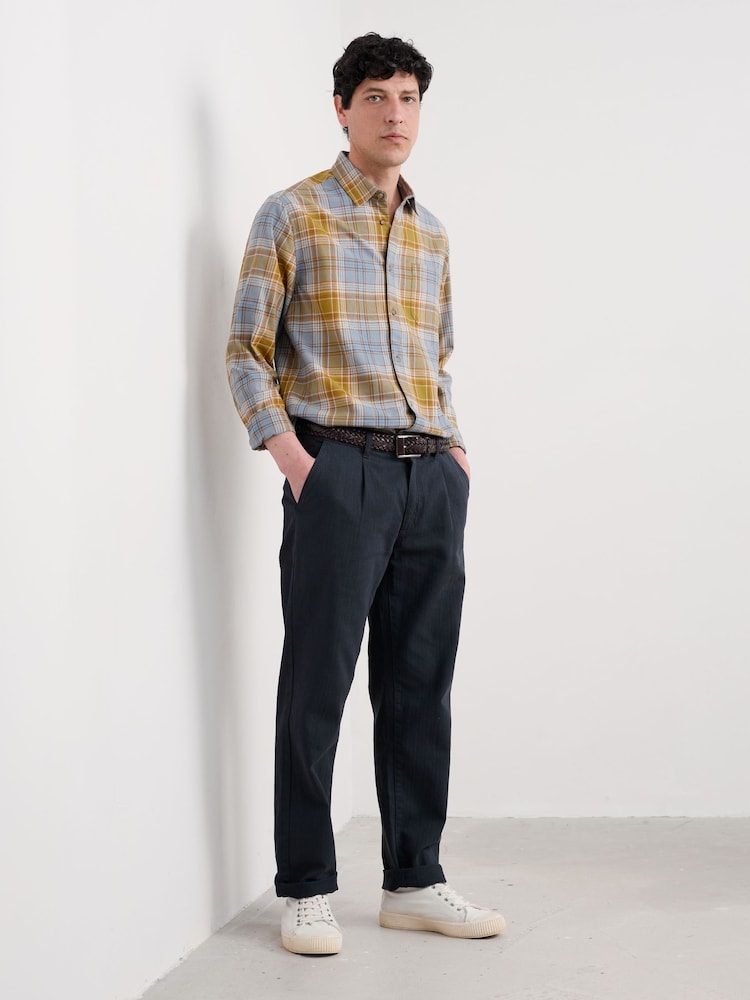 Seasalt Cornwall Blue Helmsman Long Trousers - Image 1 of 5