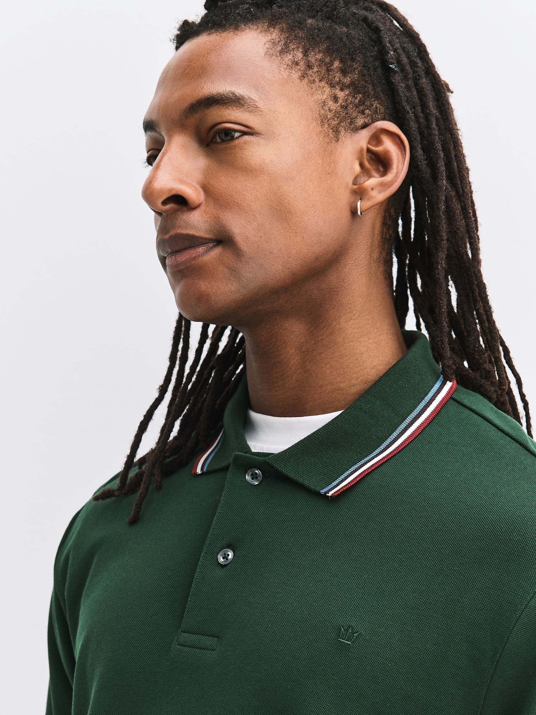 トップス supreme green navy border polo shirt Buy Green Tipped Polo Shirt from the Next UK online shop