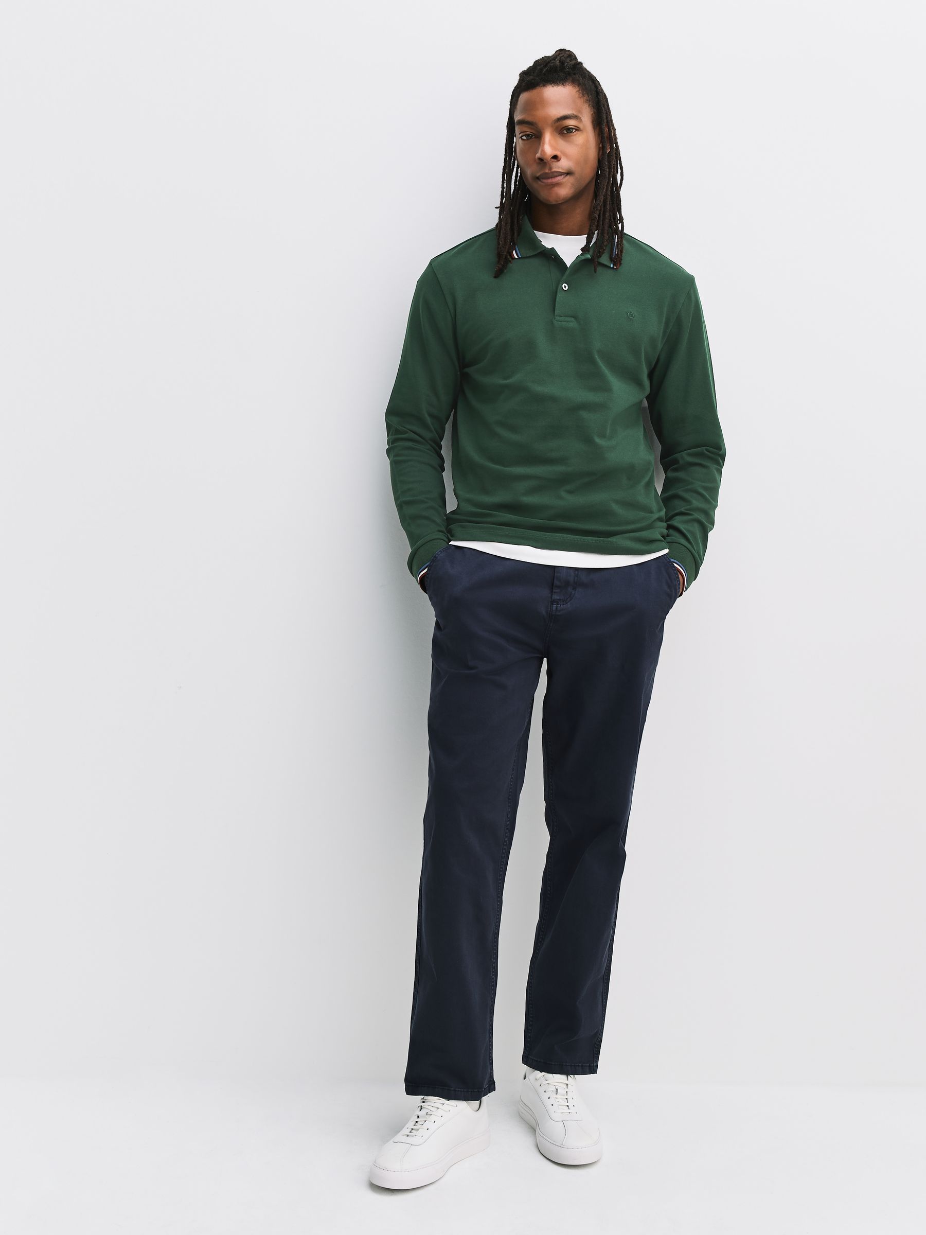 Buy Green Tipped Polo Shirt from the Next UK online shop