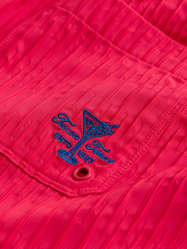 Korallenpink - Textured 5 Inch Swim Shorts - Bild 9 von 9