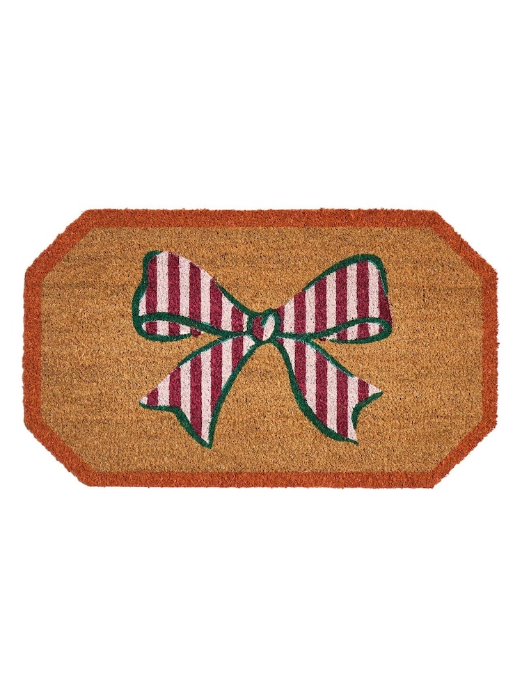 Oliver Bonas Multi Striped Bow Doormat - Image 4 of 4 Oliver Bonas Multi Striped Bow Doormat - Image 4 of 4