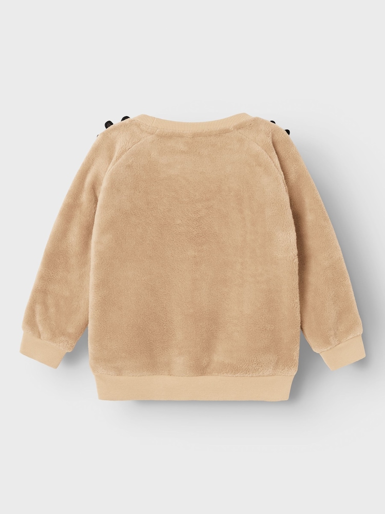 Name It Brown Teddy Cosy Reindeer Jumper - Image 4 of 4 Name It Brown Teddy Cosy Reindeer Jumper - Image 4 of 4
