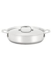 Stellar Polished Steel Profile Uncoated Shallow Caserol Pan - Imagen 1 de 3