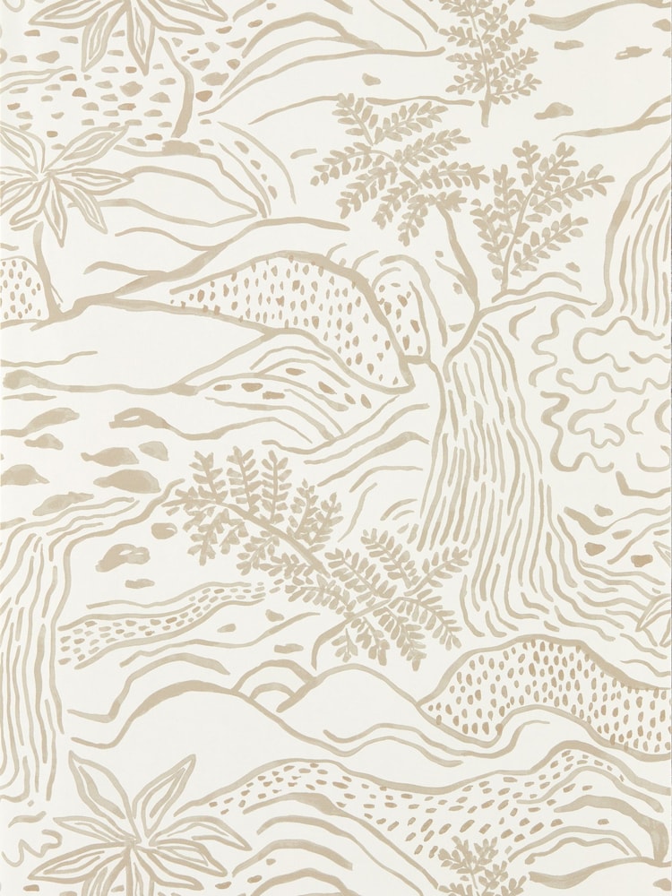 Scion Natural Falling Foss Oakham 10M Wallpaper - Image 1 of 1 Scion Natural Falling Foss Oakham 10M Wallpaper - Image 1 of 1