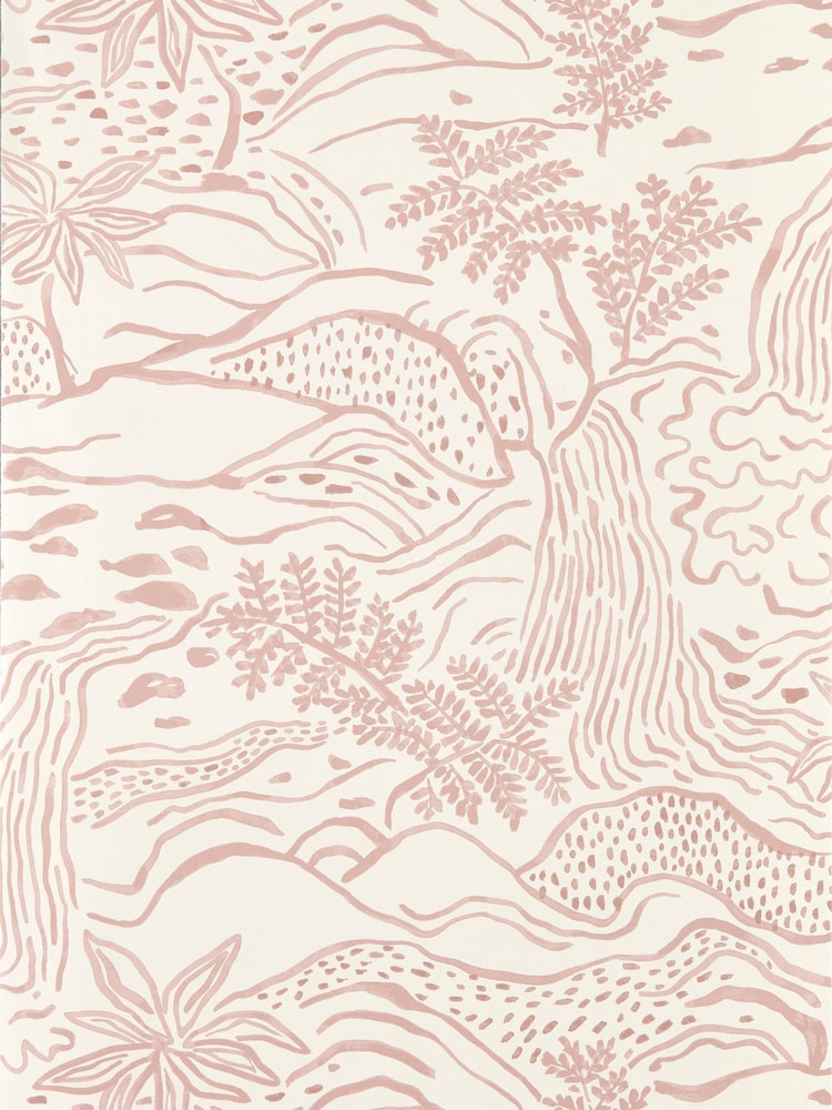Scion Natural Fretwork Oakham 10M Wallpaper - Image 1 of 1