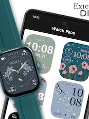 Radley Blue Series 55 Teal Silicone Strap Smart Watch - Image 3 of 5
