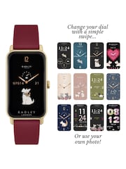 Radley Red Ladies Series 21 Smart Cranberry Red Lozenge Silicone Strap Watch RYS21-2148 - Image 3 of 5