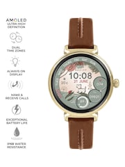 Radley Brown Series 48 Amoled Congac Leather strap Smart Watch - Image 2 of 5