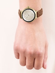 Radley Brown Series 48 Amoled Congac Leather strap Smart Watch - Image 3 of 5