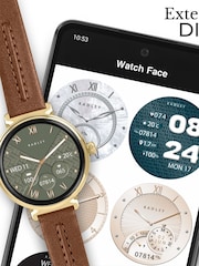 Radley Brown Series 48 Amoled Congac Leather strap Smart Watch - Image 4 of 5