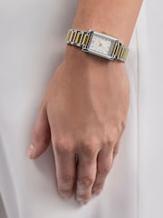 Radley Silver Tank Two Tone Silver and Gold Plated Bracelet Watch RY4647 - Image 3 of 4