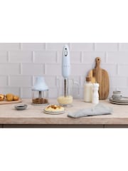 Smeg Pastel Blue 50s Style Hand Blender with Accessories - Image 2 of 6