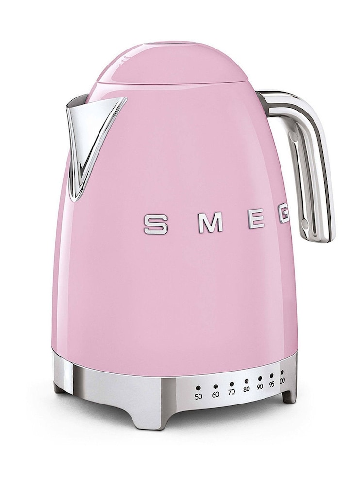 Smeg Pink 1.7L Jug Kettle with Acoustic Alarm - Image 2 of 4