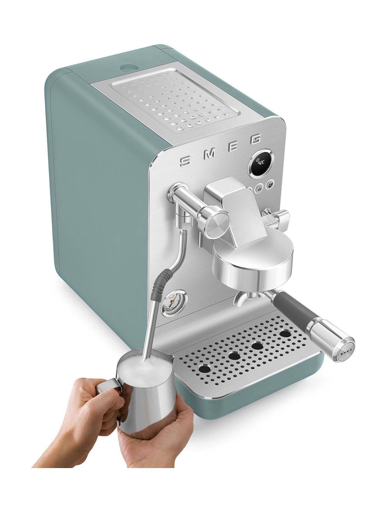 Smeg Emerald Green Mini Pro Espresso Coffee Machine - Image 2 of 6 Smeg Emerald Green Mini Pro Espresso Coffee Machine - Image 2 of 6