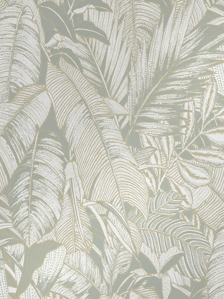 Graham & Brown Sage Paradys 10M Wallpaper - Image 2 of 3 Graham & Brown Sage Paradys 10M Wallpaper - Image 2 of 3