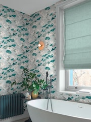 Graham & Brown Sea Green Teien 10M Wallpaper - Image 1 of 4