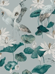 Graham & Brown Sea Green Teien 10M Wallpaper - Image 2 of 4