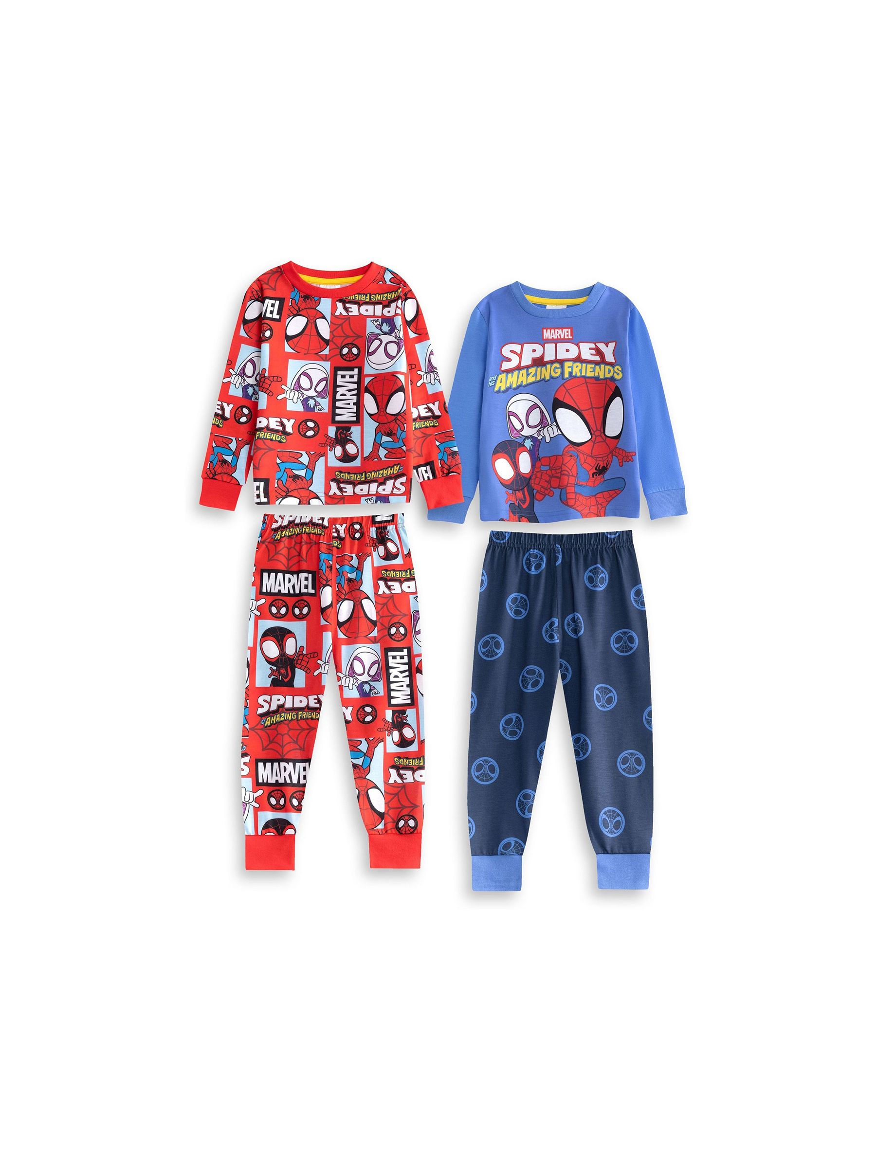 Marvel (5-6 Years) Spidey And His Amazing Friends Multi-Pack Of 2 Long Sleeve Long Leg Pyjama Set (Boys Multicoloured) - Image 3