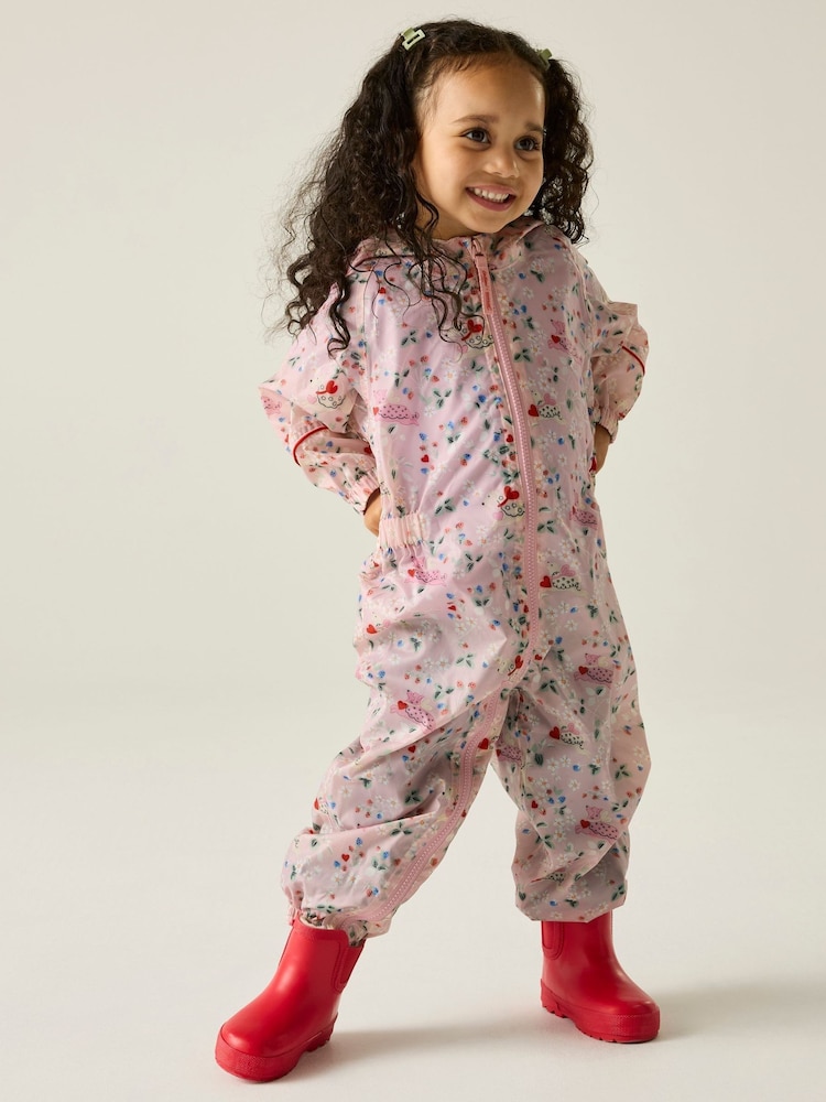 Regatta Pink Cath Kidston Waterproof Puddlesuit - Image 1 of 8