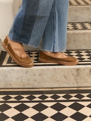 Penelope Chilvers Gold Chico Espadrille Cross Strap Shoes - Image 5 of 10