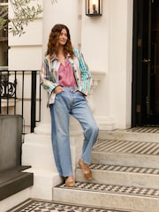 Penelope Chilvers Gold Chico Espadrille Cross Strap Shoes - Image 6 of 10