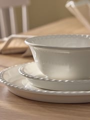 12 Piece Cream Beatrice Dinner Set - Image 3 of 5