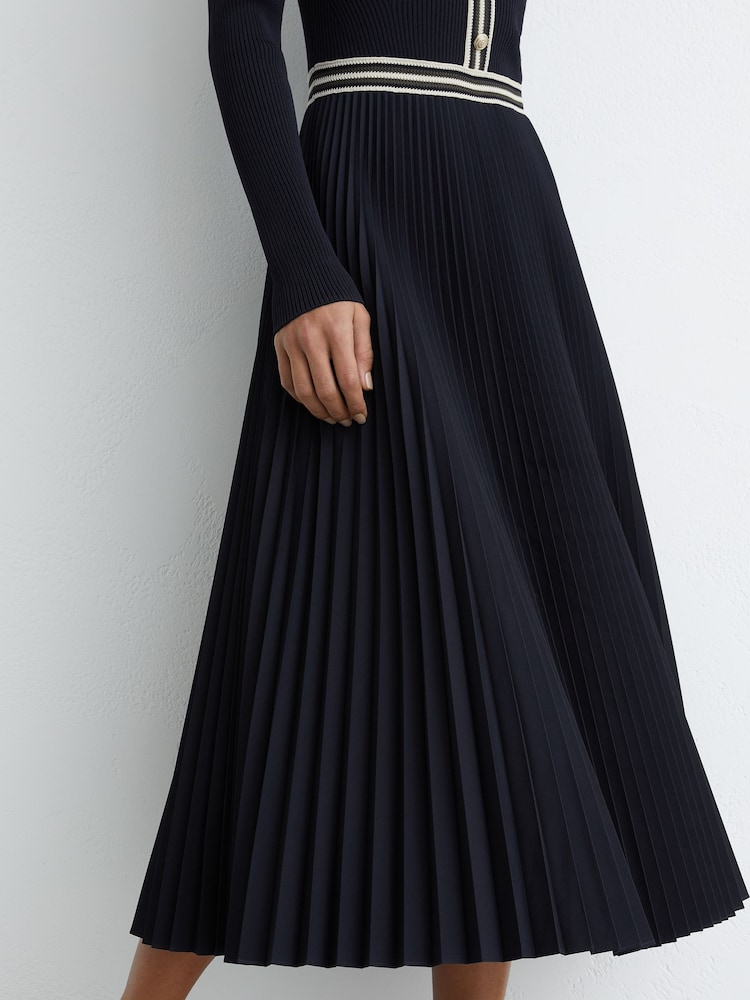 strapless open back dress JD6164- MONOCHROMATIC PLEATED RIBBED BODYCON MIDI DRESS : BLACK / L –  Inapinchgifts