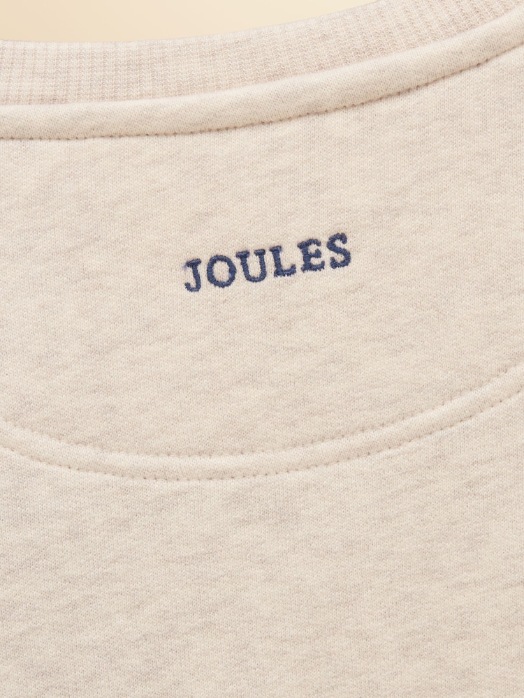 Joules Kids' Hudson Oat Gnome Applique Sweatshirt - Image 4 of 4 Joules Kids' Hudson Oat Gnome Applique Sweatshirt - Image 4 of 4