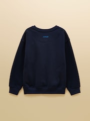 Joules Kids' Hudson Navy Dino Applique Sweatshirt - Image 2 of 4