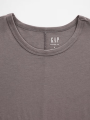Gap Brown Lightweight Crew Neck Long Sleeve T-Shirt - Image 4 of 5