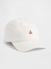 Gap White Denim Brannan Bear Baseball Hat - Image 1 of 2
