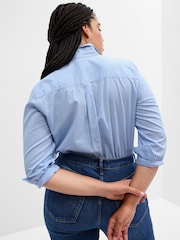 Gap Blue Classic Shirt - Image 5 of 6
