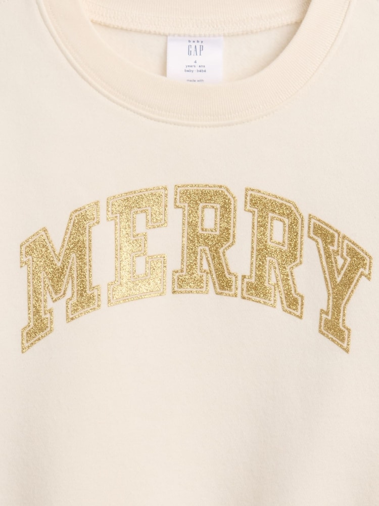 Gap Cream Graphic Sweatshirt (6mths-5yrs) (6mths-5yrs) - Image 3 of 3 Gap Cream Graphic Sweatshirt (6mths-5yrs) (6mths-5yrs) - Image 3 of 3