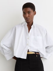 Reiss Tan Cora Leather Buckle-Hardware Belt - Image 1 of 4