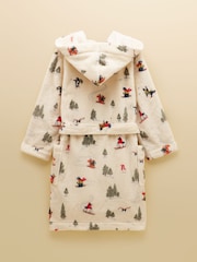 Joules Boys' Snug Cream Dressing Gown - Image 2 of 4