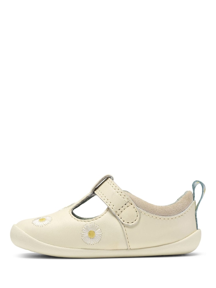 Clarks Cream Pre Walker Flora Toddler Shoes - Image 2 of 6