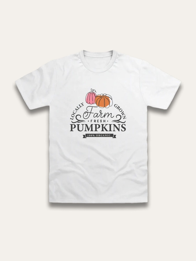 Brand Threads White Halloween T-Shirt - Image 1 of 1 Brand Threads White Halloween T-Shirt - Image 1 of 1