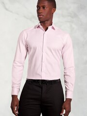 Brook Taverner Pink Fine Stripe Cotton Shirt - Image 1 of 1