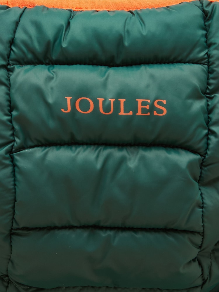 Joules Kids' Cairn Dark Green Showerproof Padded Coat - Image 5 of 5 Joules Kids' Cairn Dark Green Showerproof Padded Coat - Image 5 of 5