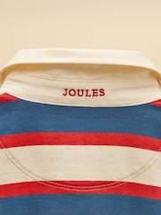 אדום וכחול  - Joules Boys' Rugby Club Long Sleeve Rugby Shirt - תמונה 7 מתוך 7
