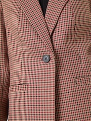 Roman Natural Petite Houndstooth Blazer - Image 5 of 5