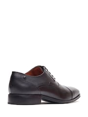 Base London Black Portico Toe Cap Oxford Shoe - Image 3 of 4