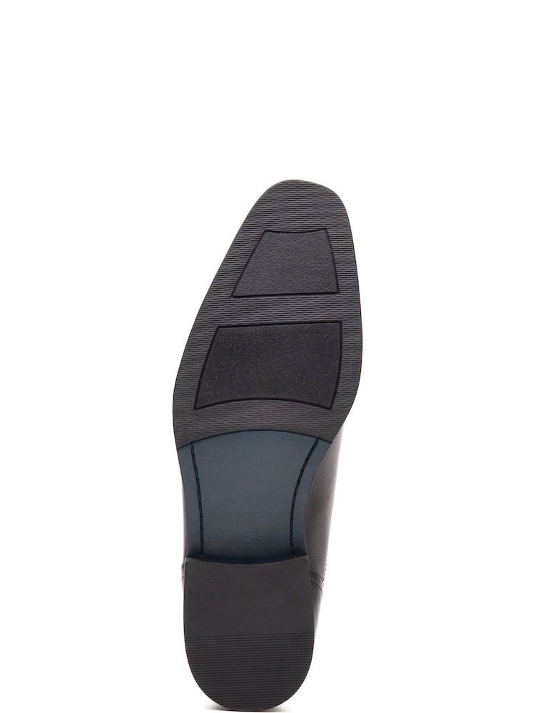 Base London Black Portico Toe Cap Oxford Shoe - Image 4 of 4